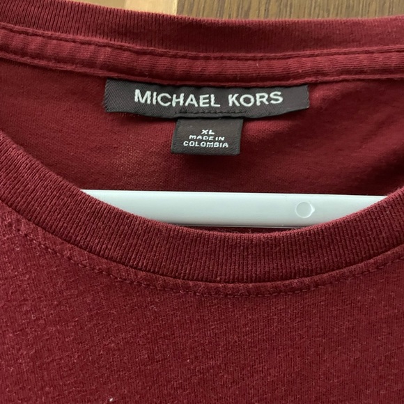 Michael Kors T-Shirt Men’s XL Red with White lettering - Picture 3 of 3